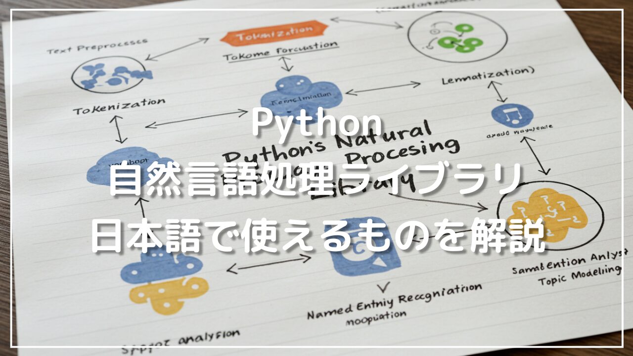 Pythonの自然言語処理ライブラリにはどのようなものがある？日本語で使えるものなどを解説